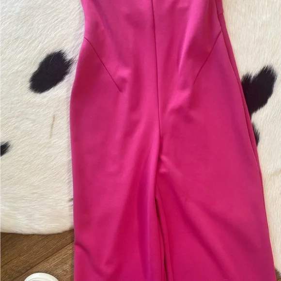 Esteban Cortazar Collective Scoop Neck Jumpsuit in Pink - Picture 7 of 12